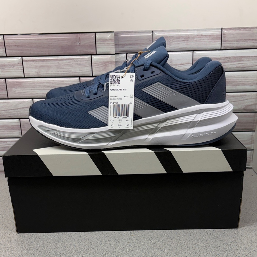 New Adidas Questar 3 Men's Priloin/Halsil/Shanav 3699 Sneakers sizes 13,12,11.5